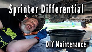 How to Change Rear Differential Oil on a Sprinter Van | 2019+ Mercedes Benz | Winnebago Revel
