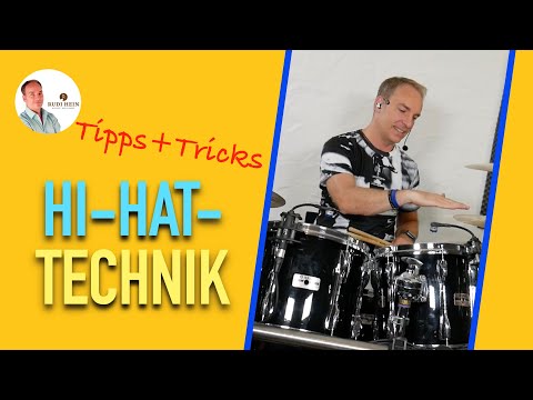Hi-hat technique - play fast and easily - online drum lessons with professional Rudi Hein