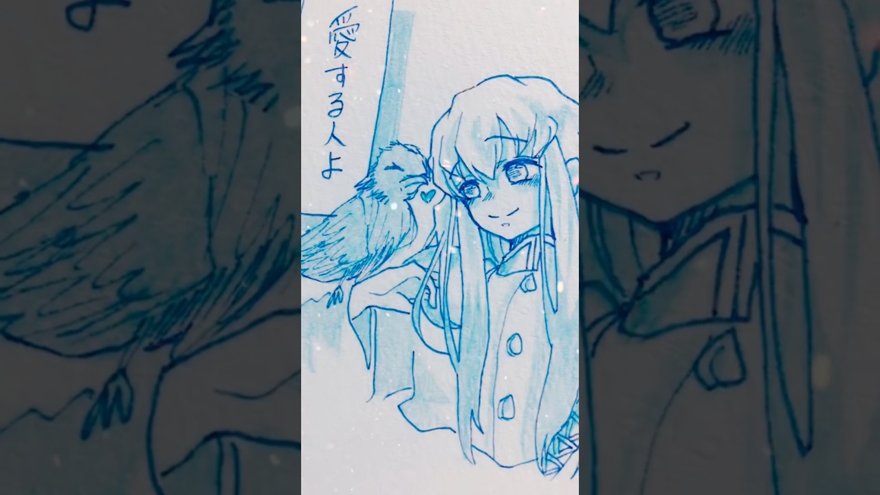 ⚠️ネタバレ⚠️曲：「聞こえますか」HoneyWorks 歌：莉犬くんstrawberry prince #すとぷり  #時透無一郎 #鬼滅の刃 #イラスト #描いてみた #手描き #anime