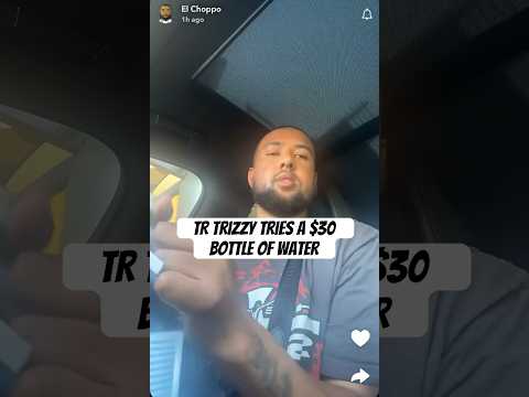 TR Trizzy Tries A $30 Bottle Of Water #TRTrizzy #Shorts
