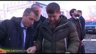 Рамзан Кадыров проинспектировал ход строительства Грозненской городской больницы №1