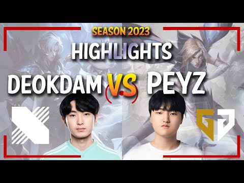 DRX Deokdam vs Gen Peyz - HIGHLIGHTS - APHELIOS vs KAI'SA