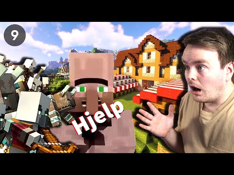 Raiders Angriper Ny Bestevenn 😭 I Hardcore Minecraft