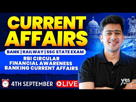 🔴 4th September 2025 | Daily Current Affairs | For Bank, Insurance & SSC Exams | Kush Pandey