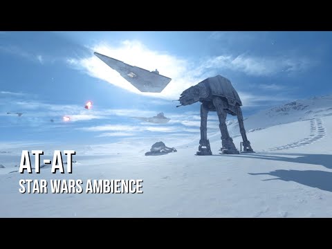 AT-AT Battle of Hoth | Star Wars Ambience | Battle Sounds, AT-AT walkers, Radio Chatter