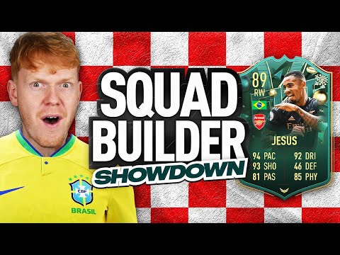 Will @AJ3 get his revenge!? 89 Gabriel Jesus SQUAD BUILDER SHOWDOWN!! - FIFA 23
