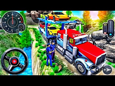 Army Truck Transport Offroad Simulator - US Cargo Vehicle Driving Mountain 3D - Android GamePlay #5