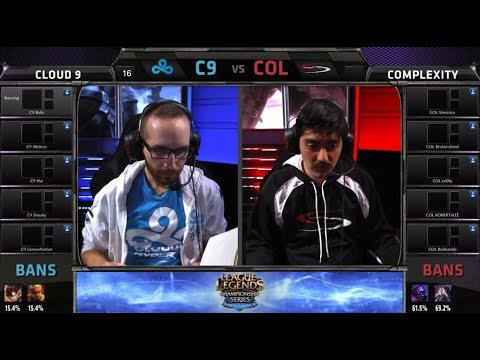 Cloud 9 vs compLexity | S4 NA LCS Summer split 2014 SuperWeek 1 Day 3 | C9 vs COL G2