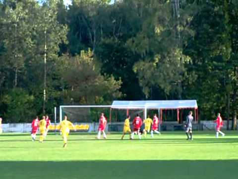 LO, 28.09.2011, MKS Mazovia - Zorza Sterdyń 2:1, gol Krajewskiego