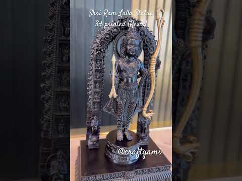 Multicolor 13x10 inch poly resin shriram murti, home