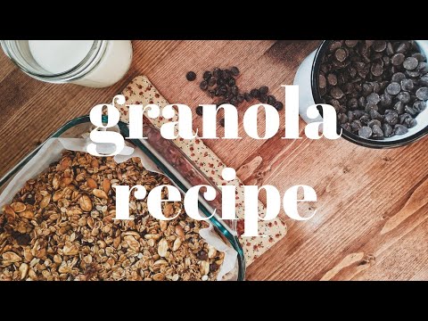 SIMPLE GRANOLA RECIPE | Gluten Free, Dairy Free & Regular Versions