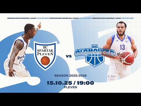 BC Spartak Pleven v BK Olomoucko | Oct 15, 2025, 7:00 PM | ENBLeague 2025/26