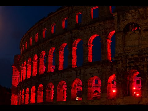 Lighting up a colosseum by artist Kari Kola