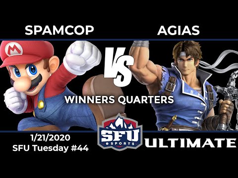 SFU Tuesday #44: Spamcop (Mario) vs Agias (Richter, Ness) - Winners Quarters
