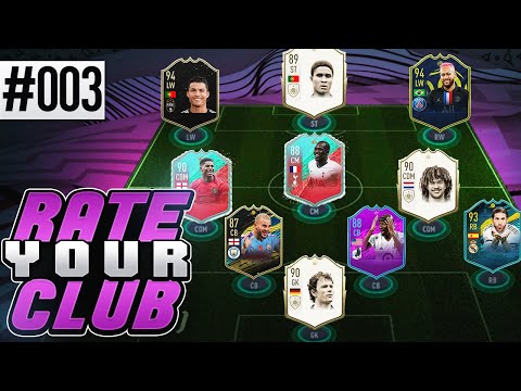 I RATE YOUR CLUB [INSANE DRAFT RECORD] - Ep. 3 - FIFA 20 Ultimate Team