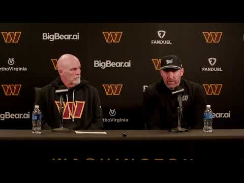 End of Season Press Conference: GM Adam Peters and HC Dan Quinn Discuss the 2025 Commanders Season