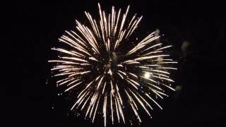 preview picture of video 'Super Moon with Fireworks, William's Bay, Lake Geneva WI 8 9 14'
