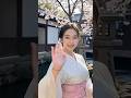 The Mature Japanese Royal Sister Greeted Happily Under The Cherry Tree