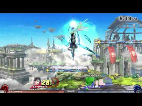 Smash WiiU - TBZ2016w6 - W2 - L3 Doomlion (Bayonetta) vs PWRUP Vash (Little Mac)