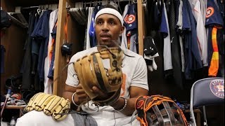Locker Tour: Caught Tony Kemp on Wilson Glove Day
