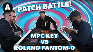 Video thumbnail for Patch Battle Feat. Mike Patrick & Dan Bingham - Akai MPC Key vs Roland Fantom-0 by Andertons Synths, Keys and Tech