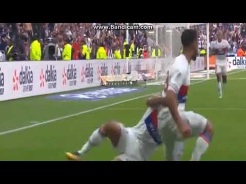 Insane Nabil Fekir Goal! Lying 2 - 1 Guingamp 10/09/2017