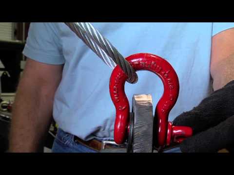 Crosby Rigging Tips: Side loading of shackles