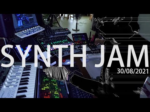 [SYNTH JAM] Minimal techno jam #SH01A #TB303 #Touchdesigner