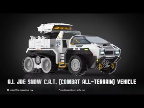 New G.I. Joe Classified HasLab Revealed! Snow C.A.T. Vehicle with Frostbite