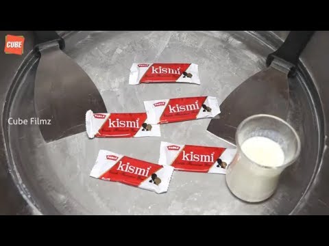 Parle Kismi Chocolate Bar Ice Cream Roll | Thai fried ice cream