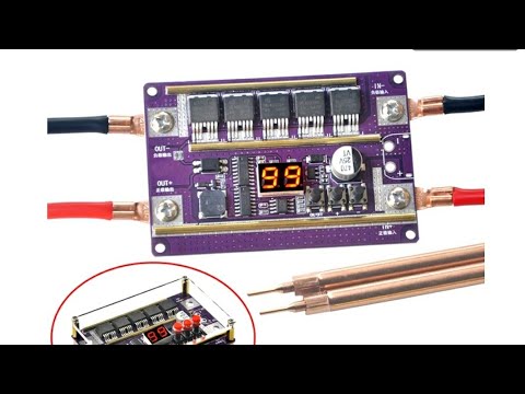 How to SETUP "Purple" Mini Spot Welder Machine kit  DIY #lifepo4 #18650battery #battery #spotwelder