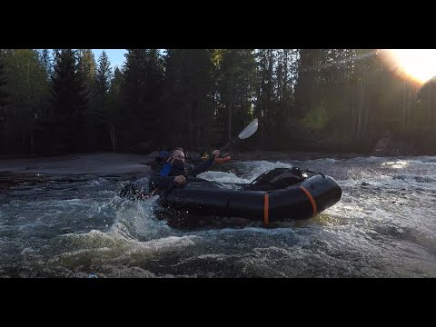 Packraft på Leira