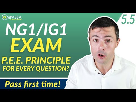 NEBOSH NG1/IG1 EXAM Should We Use The PEE Principle Every time?