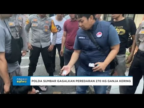 DITRESNARKOBA POLDA SUMBAR UNGKAP 270 KG NARKOBA JENIS GANJA