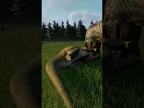 Acrocanthosaurus vs Amargasaurus - JWE2 (JPOG mod)