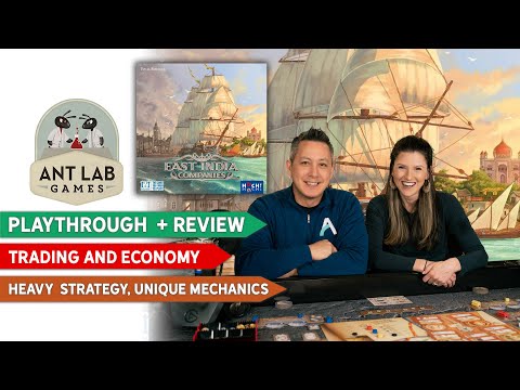 East India Companies Board Game | Playthrough | Review