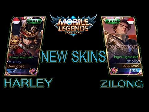 Zilong Shining Knight and Harley Royal Magister skin Animation | Mobile legends | SCS