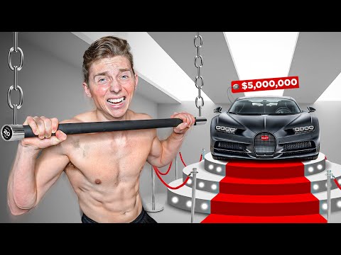 Mache einen Klimmzug und fahre eine Sekunde lang mit dem teuersten Auto der Welt