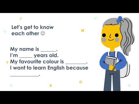 #English #year2 #introduceyourself  Task 1 English Year 2 (Phonics)