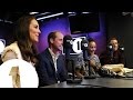 The Duke And Duchess Of Cambridge Surprise Radio 1 S Adele Roberts