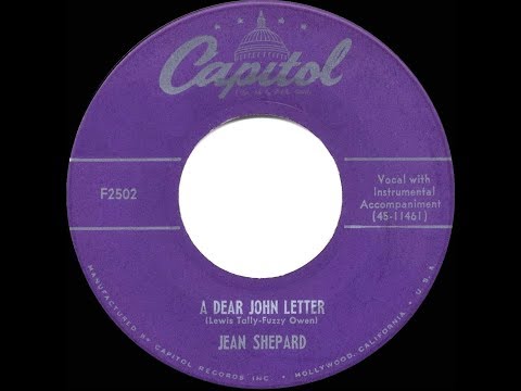 1953 HITS ARCHIVE: A Dear John Letter - Jean Shepard & Ferlin Husky (#1 C&W hit)