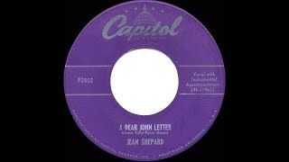 1953 HITS ARCHIVE: A Dear John Letter - Jean Shepard &amp; Ferlin Husky (#1 C&amp;W hit)