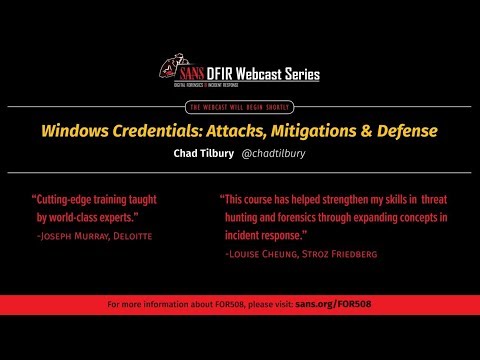 Windows Credentials Attacks, Mitigations & Defense