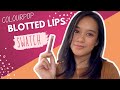 Colourpop Blotted Lipsticks Swatch And Review Comparing With The Ultra Blotted Liquid Lipsticks