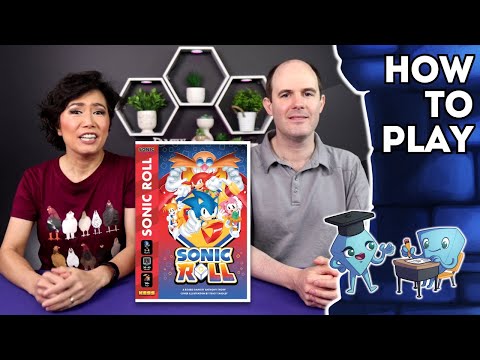 Sonic Roll - How to Play Board Game. With Stella and Tarrant