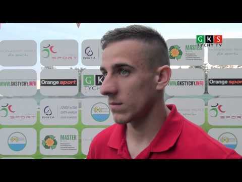 34. kolejka: GKS Tychy - Bogdanka Łęczna 0:0. Pomeczowa wypowiedź Jakuba Bąka