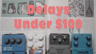 Video thumbnail for Delays Under $100 by JHS Pedals
