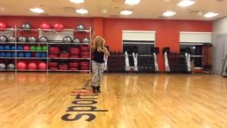 Diana Walton dancing to Wepa by Angel y Khriz