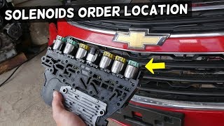 TRANSMISSION SOLENOID LOCATION ORDER CHEVROLET BUICK GMC MALIBU EQUINOX CRUZE SONIC REGAL 6T30 6T40