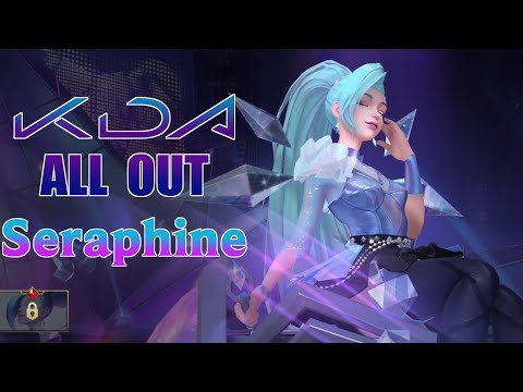 KDA ALL OUT SERAPHINE Skin Spotlight - League of Legends Wild Rift